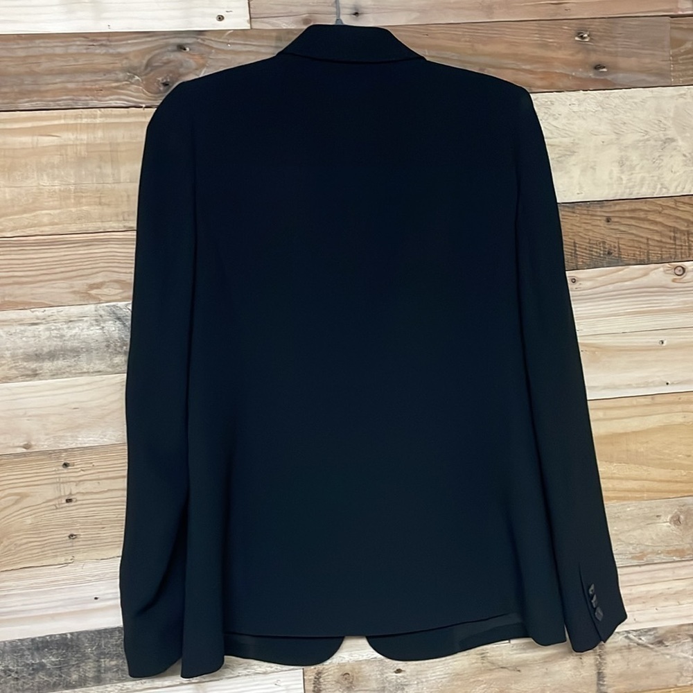 Elie Tahari size 10 black one button closure blazer with pockets - Picture 8 of 10